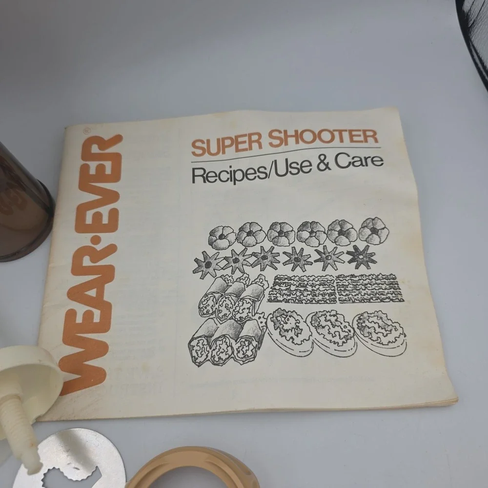 Vintage Wear Ever Super Shooter Electric Cookie Pastry Press Gun TESTED WORKS